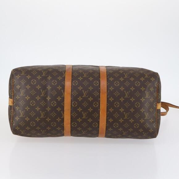 LOUIS VUITTON Monogram Keepall Bandouliere 55 Boston Bag M41414 LV Auth 144984 - Picture 5 of 16